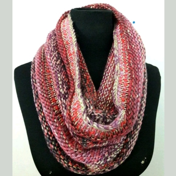The Limited Multi-color Knit Cowl Infinity Scarf - Picture 4 of 6